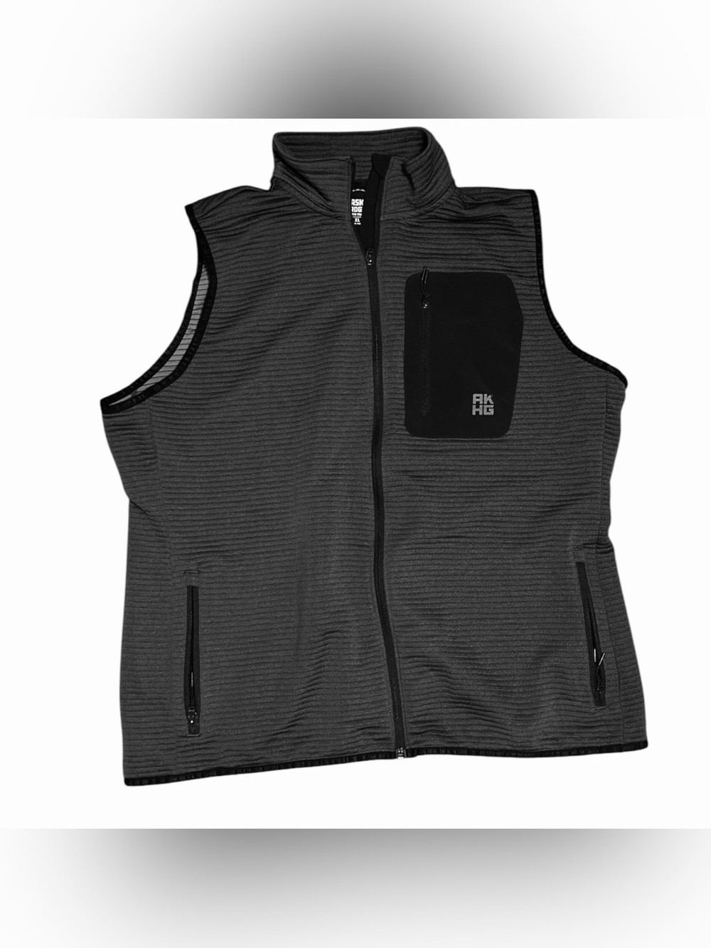 Alaskan Hardgear by Duluth Trading Co. Vest Men’s XL Zip Pocket Gray Full Zip